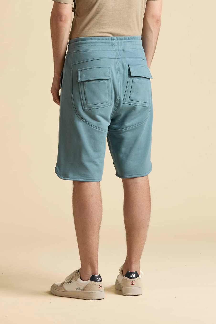 Шорты из хлопка (темно-синие)