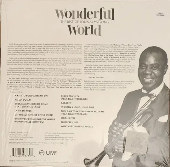 Louis Armstrong - Wonderful World (The Best Of Louis Armstrong) - LP