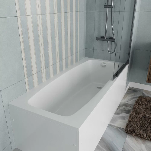 Ванна акриловая Vincea VBT-2S170-FR 170x75 белая с каркасом