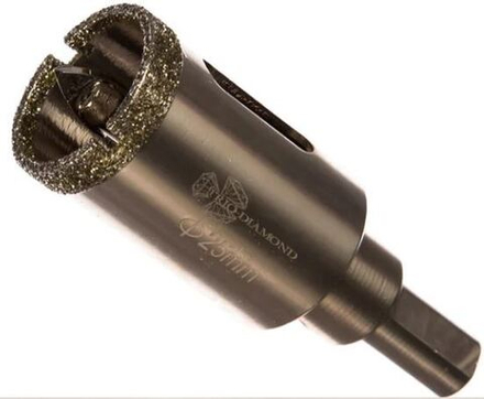 Коронка алмазная по керамике и кафелю 25 мм. С центрирующим сверлом TRIO-DIAMOND 400025