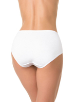Высокие трусики с жаккардовой лицевой частью (Размер: 4X) (Цвет: белый)