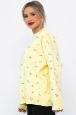 Свитер оверсайз Анита (лимонный) Б14758-1М LT Collection