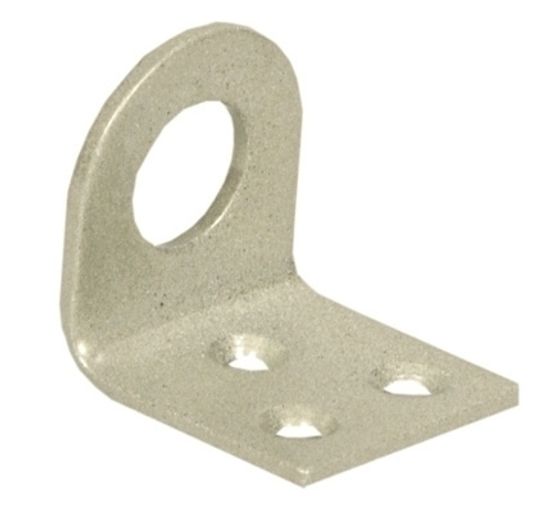 Проушина 30х60 угловая серый металлик