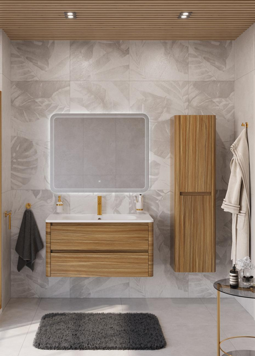 Мебель для ванной Cezares RELAX 100 Дуб карамельный RELAX-1000-2C-SO-RC-P