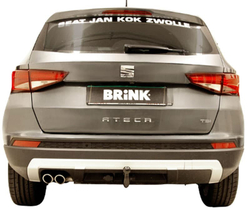 Фаркоп Brink (Thule) 624000 для SEAT ATECA 16- / VW TIGUAN 07-, 16- / AUDI Q3 11-(паспорт и сертификат в комплекте)(без электрики)