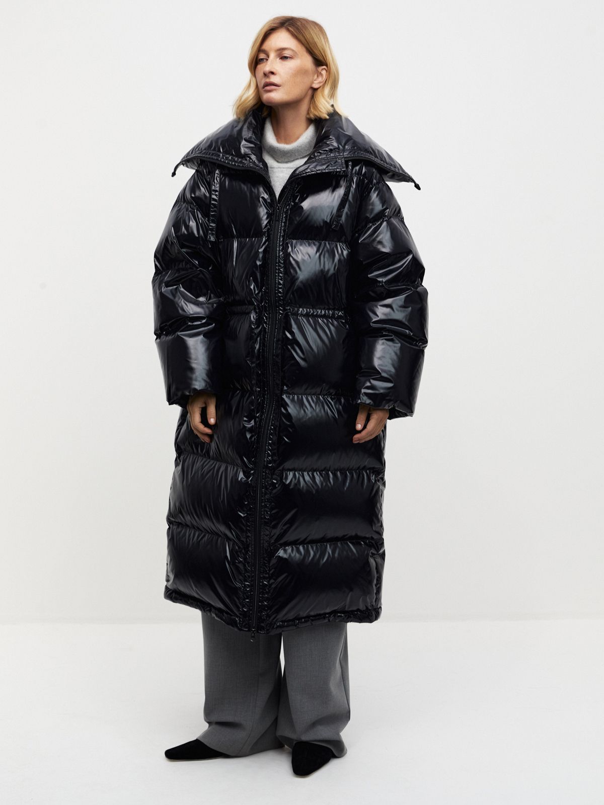Удлиненный пуховик Maxi Glossy