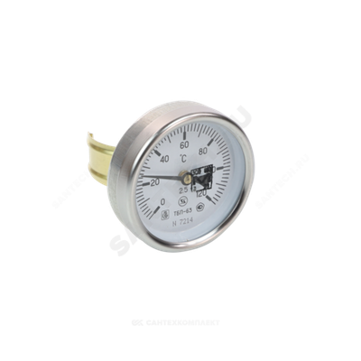 Термометр накладной Дк63 120С ТБП63/ТР50 ЗАВОД ТЕПЛОТЕХНИЧЕСКИХ ПРИБОРОВ