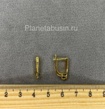 Швензы люкс (Корея) пара с микроцирконами 0555