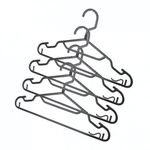 Комплект вешалок для легкой одежды slim р.46 (черный)