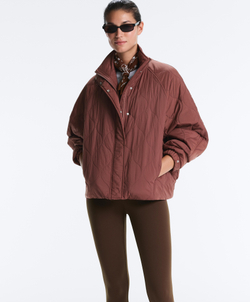 Oysho Водоотталкивающая утепленная куртка FELLEX® AEROGEL, линялый махагон