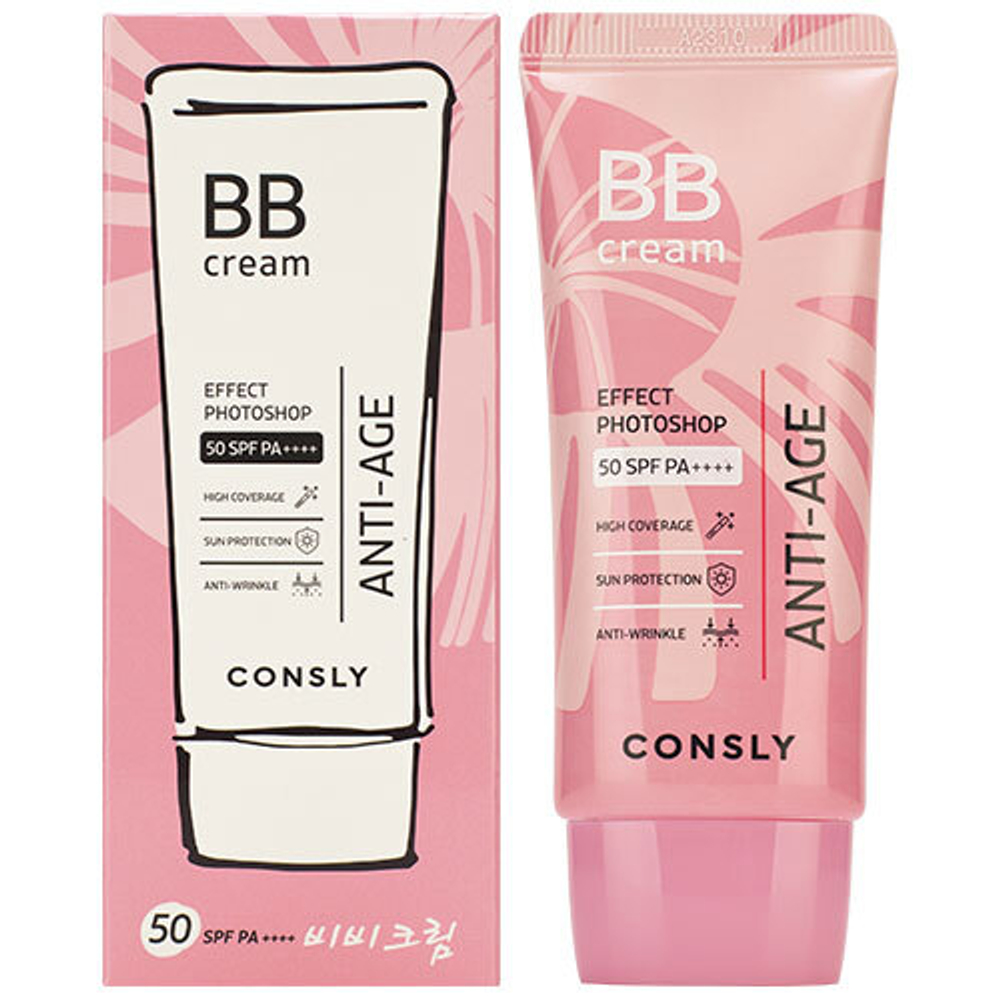 Consly ВВ-крем антивозраст. с эфф.фотошопа SPF50 50мл