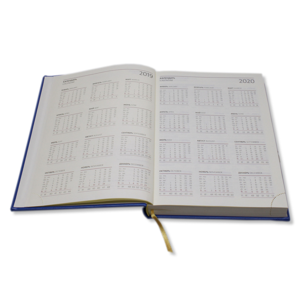 Ежедневник Lediberg Nebraska кремовый блок Белый