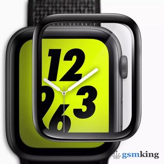 Tempered Glass 3D Full Cover for Watch 4 44mm Black