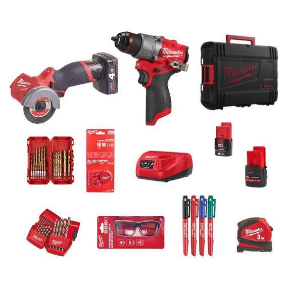 Промо-набор Milwaukee M12 FCOT100P 100-летие