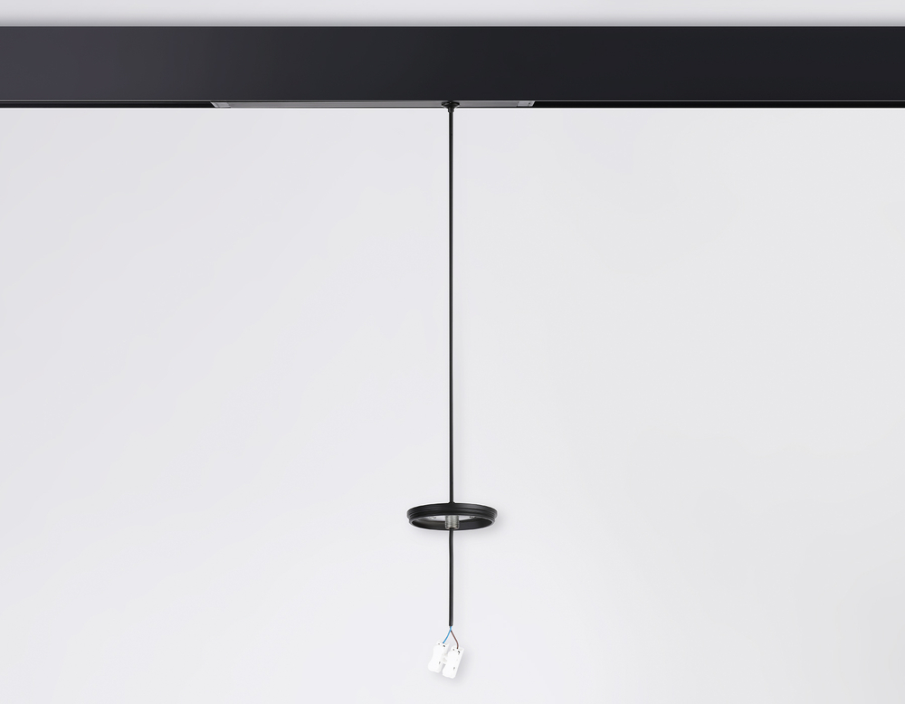 Крепеж трековый подвесной для корпуса DIY D60mm A2652 BK черный 240*42*25 H1500