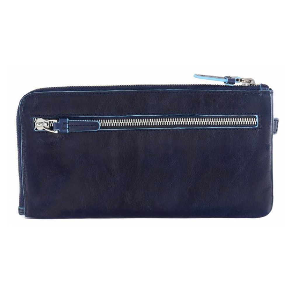 Клатч Piquadro Blue Square синий из телячьей кожи (AC2648B2/BLU2)