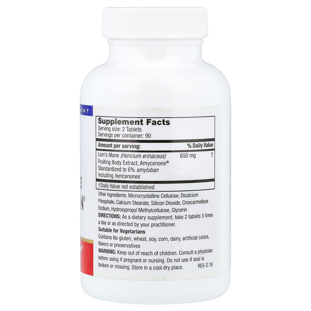 Mushroom Wisdom, ежовик гребенчатый Amyloban®, 180 вегетарианских таблеток