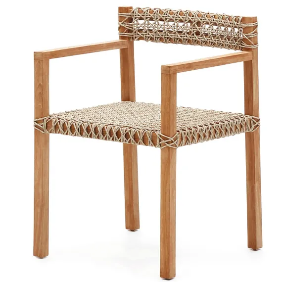 Giverola Стул из массива тикового дерева