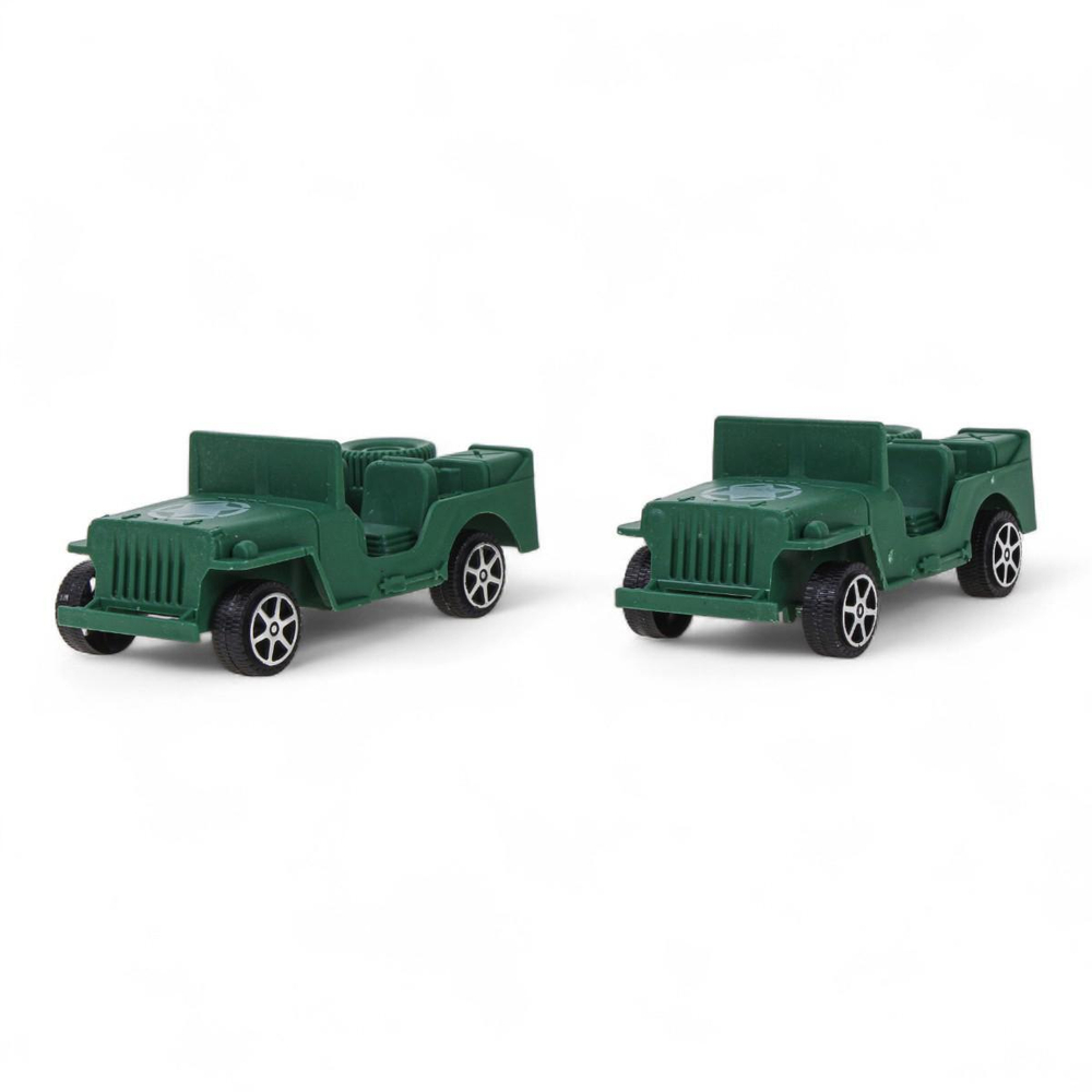 Автовоз Военный 32см + 2машины, ПК HF444-11