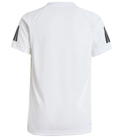 Детская теннисная футболка Adidas Club Tennis 3-Stripes - white