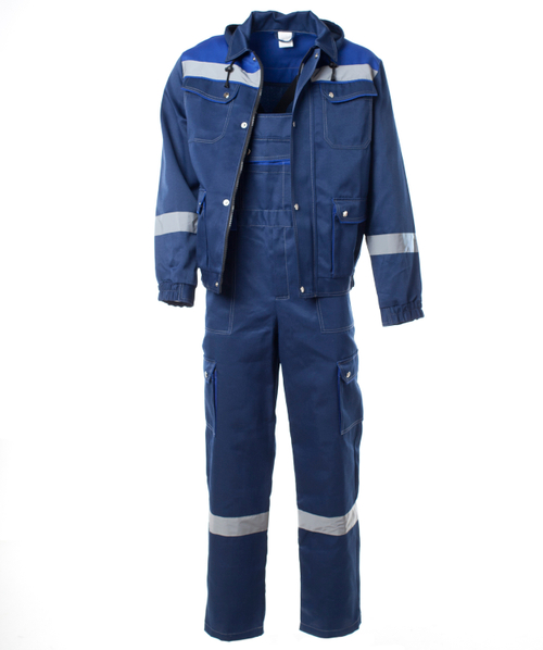 Костюм АНТЕЙ с СОП летний куртка, п/к цв.т.синий/василек (44-46) 88-92, 170-176