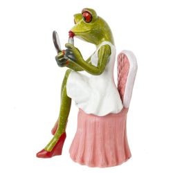 GAEM Фигурка декоративная "Лягушка", L7 W9 H14 см