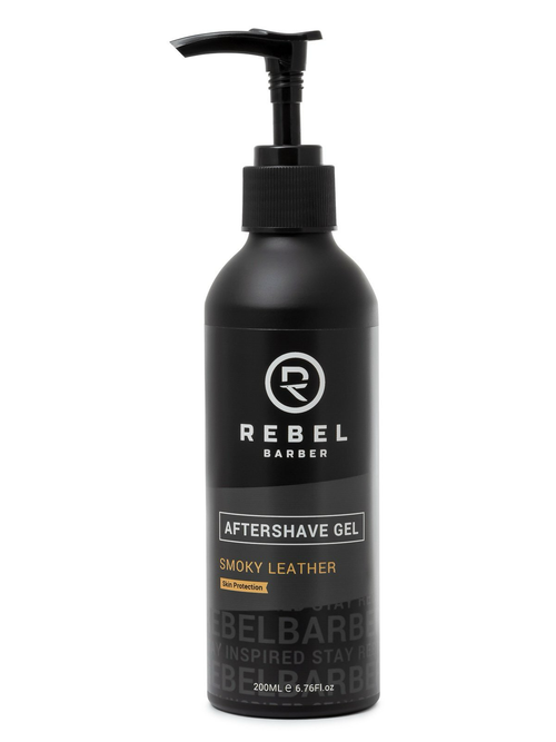REBEL BARBER Smoky Leather AfterShave Gel - Гель после бритья 500 мл