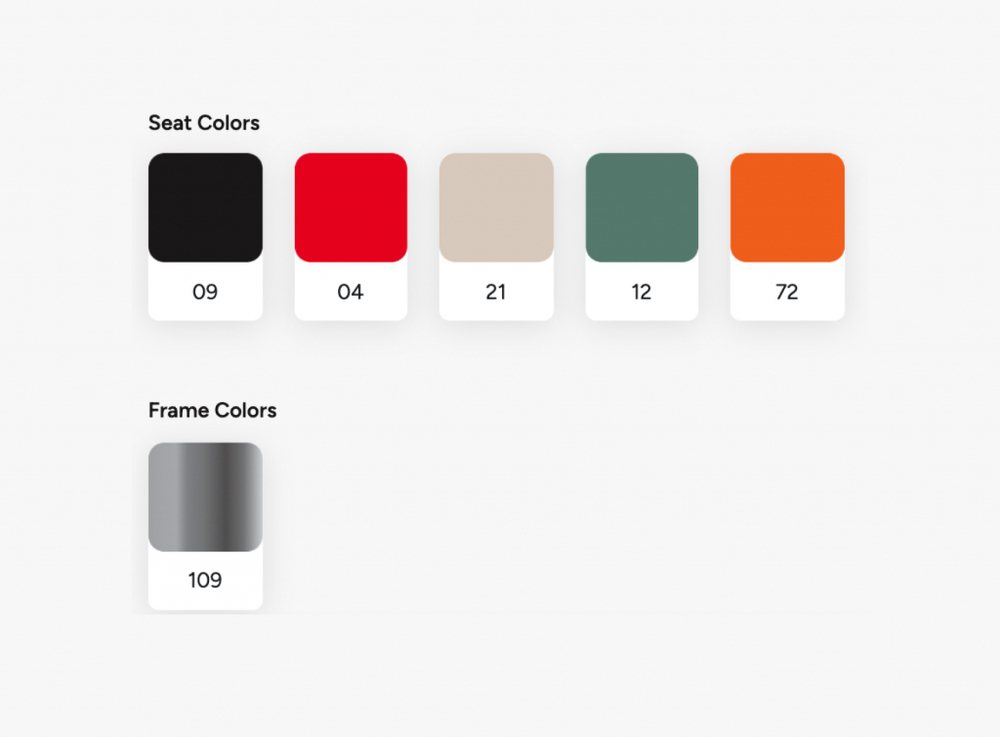 Стул пластиковый Papatya Marvel-S, сатинированный алюминий, красный