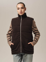 V0442-03 Жилет темно-коричневый dbr