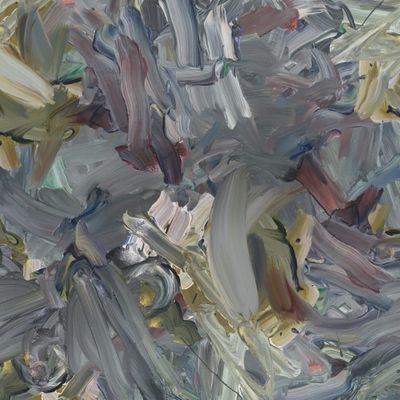 Абстракция гуашь 3