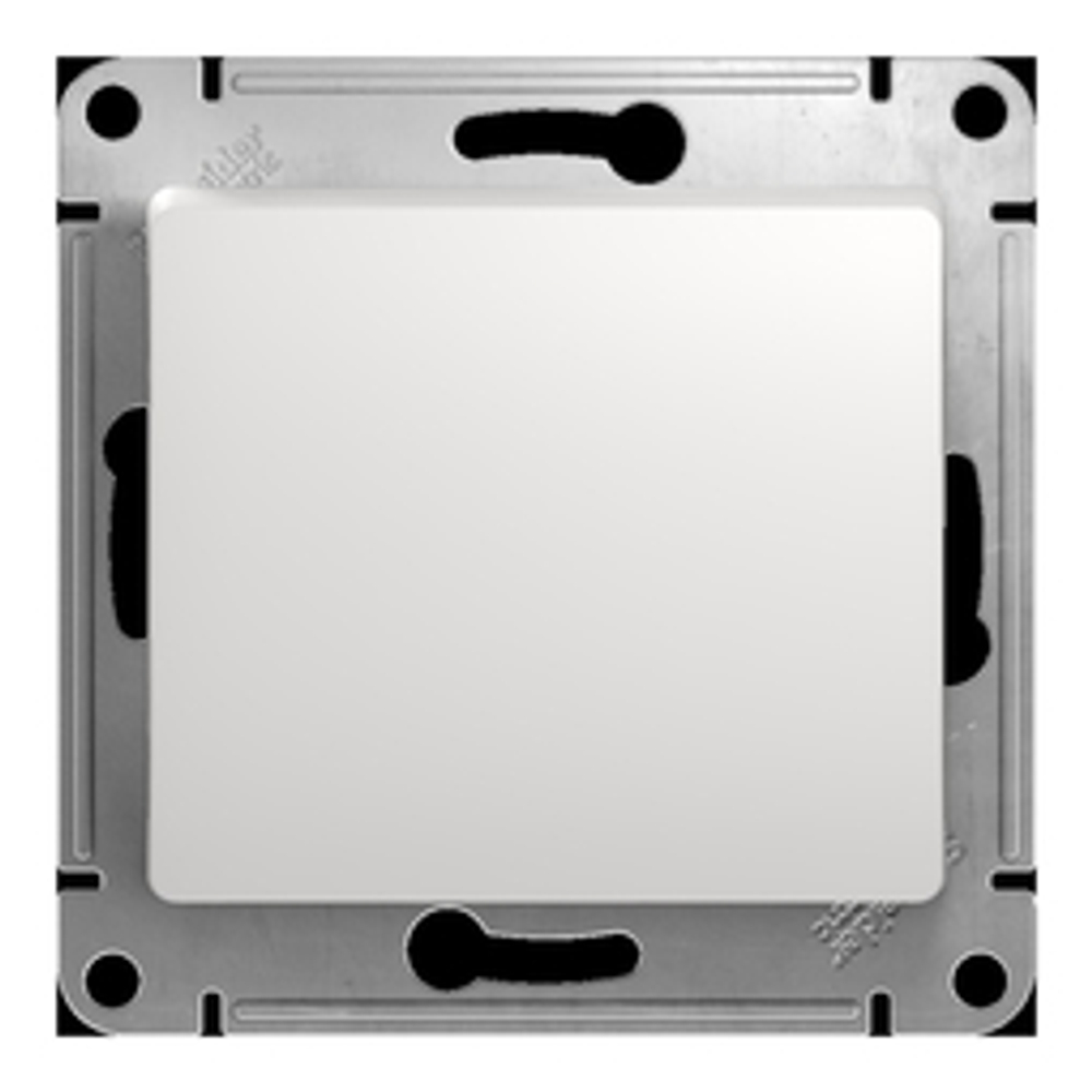 Переключатель проходной 1-кл. СП Glossa белый GSL000161