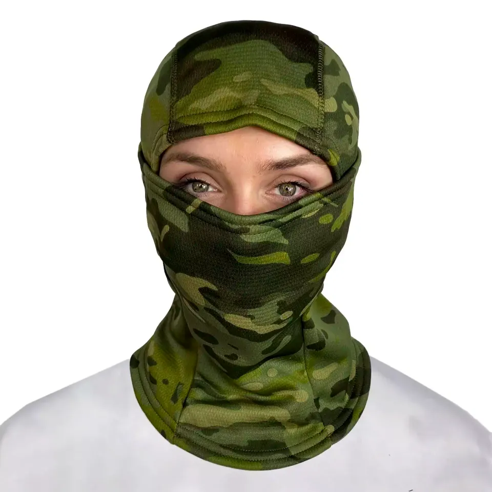 Маска-балаклава с флисовой подкладкой (mtp green)