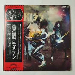 Винтажная виниловая пластинка LP Kiss Alive (Japan 1976) (Obi) Black Diamond