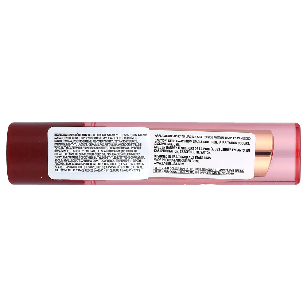 L.A. Girl, Бальзам для губ Sheer Tint, GLC605 Sheer Berry, 2 г (0,07 унции)