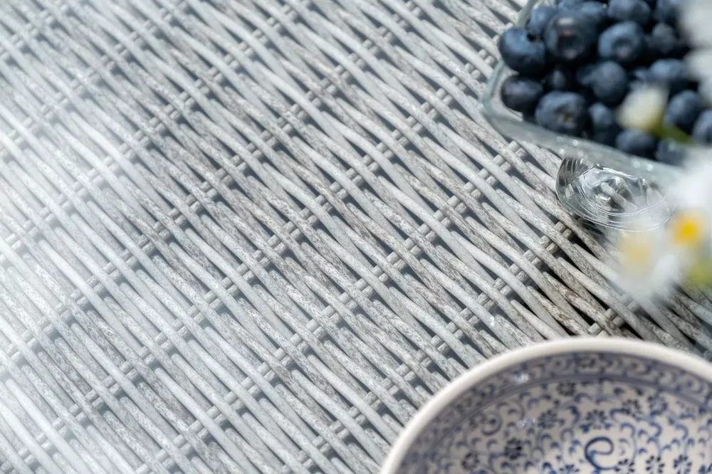 "Кон Панна" столик журнальный из искусственного ротанга, цвет бежевый