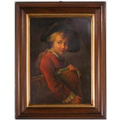 Картины "Дети с книгами"