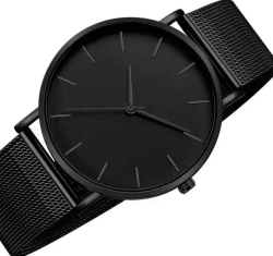 Часы наручные кварцевые на металлическом браслете, черный W5012200-03