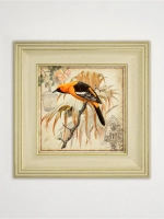 Картина интерьерная на холсте в раме "Птички" 30*30 см