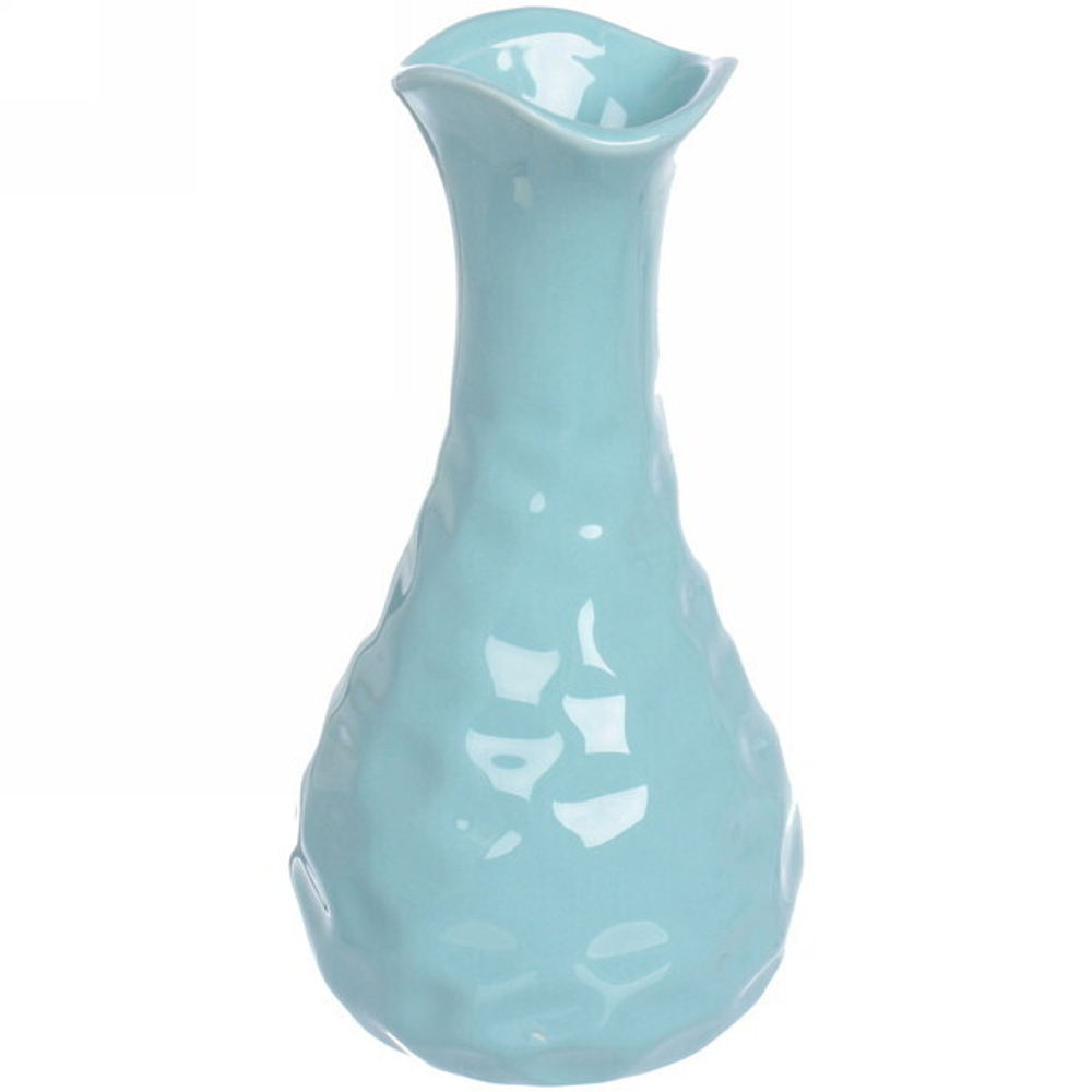 Ваза из керамики «Crispy-Алекс» 17см цвет голубой