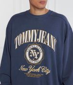 Худи TJM BOXY LUXE VARSITY CREW Tommy Jeans - темно-синий(DM0DM17798)