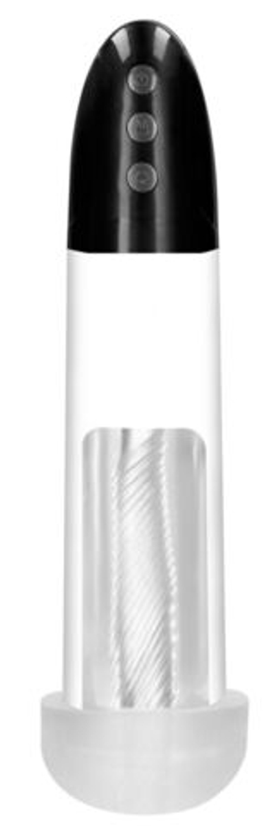 Автоматическая вакуумная помпа Rechargeable Automatic Cyber Pump with Sleeve (Цвет: прозрачный)