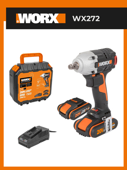 Гайковерт аккумуляторный WORX WX272