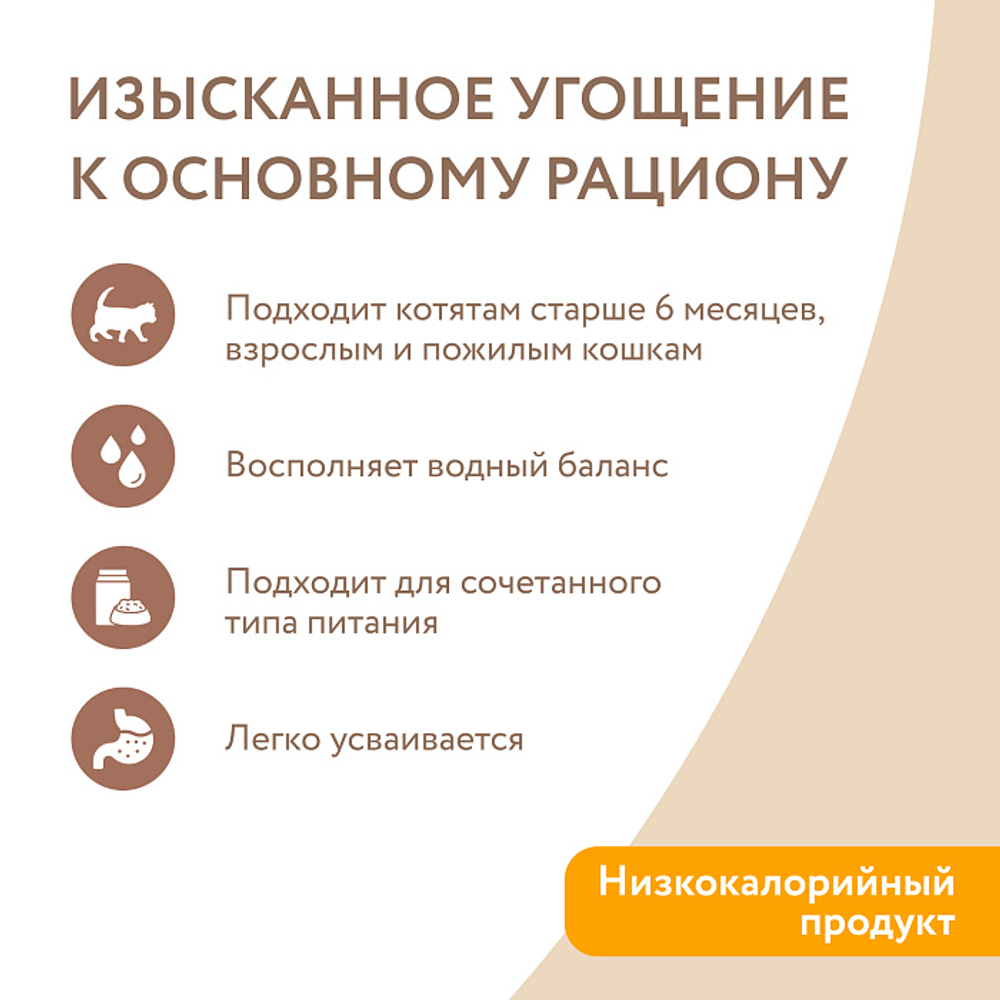 Влажный дополнительный корм для кошек и котят старше 6 месяцев Мнямс на каждый день курица в нежном желе 80 г 24 шт