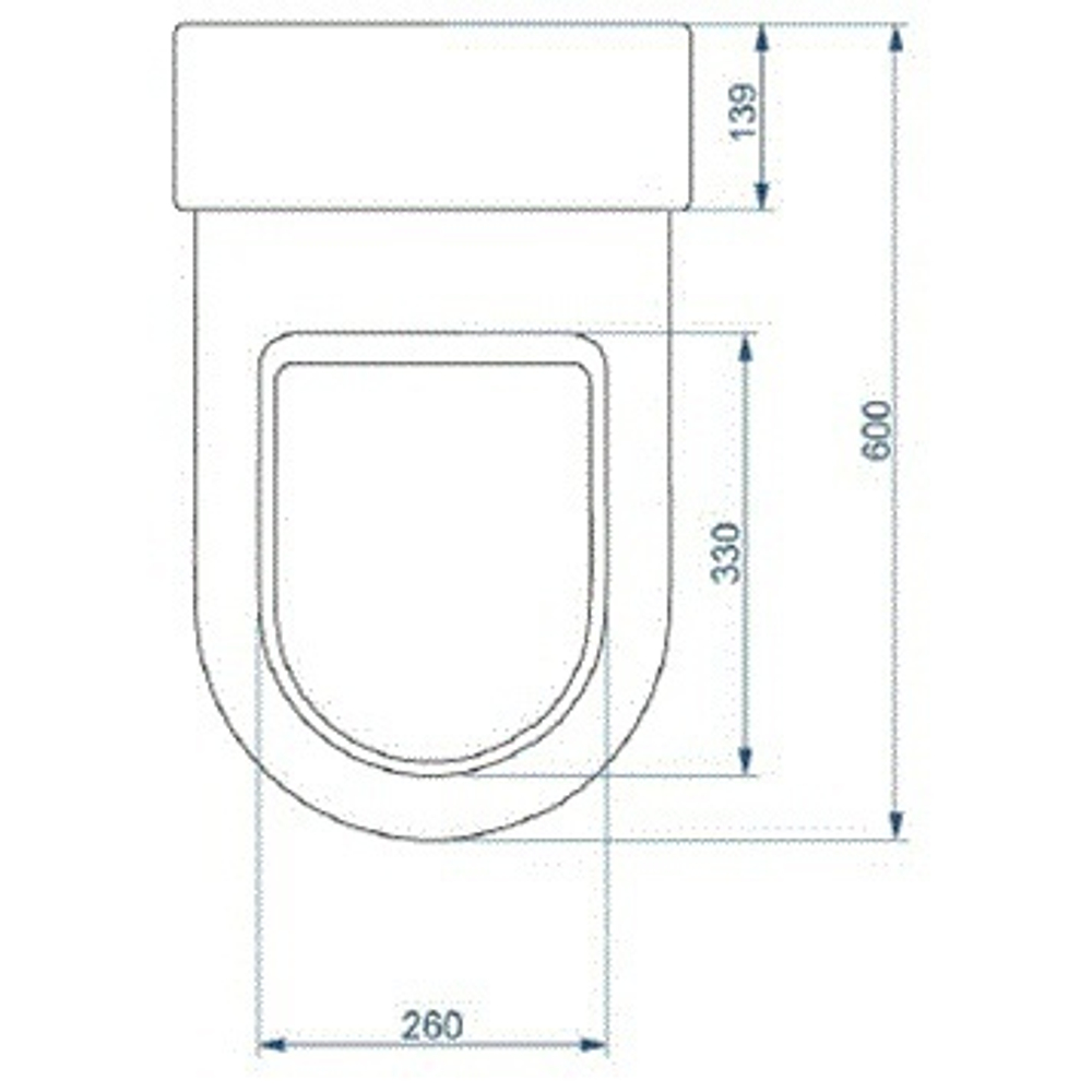 Унитаз компакт Vitra Zentrum 5789B003-0075