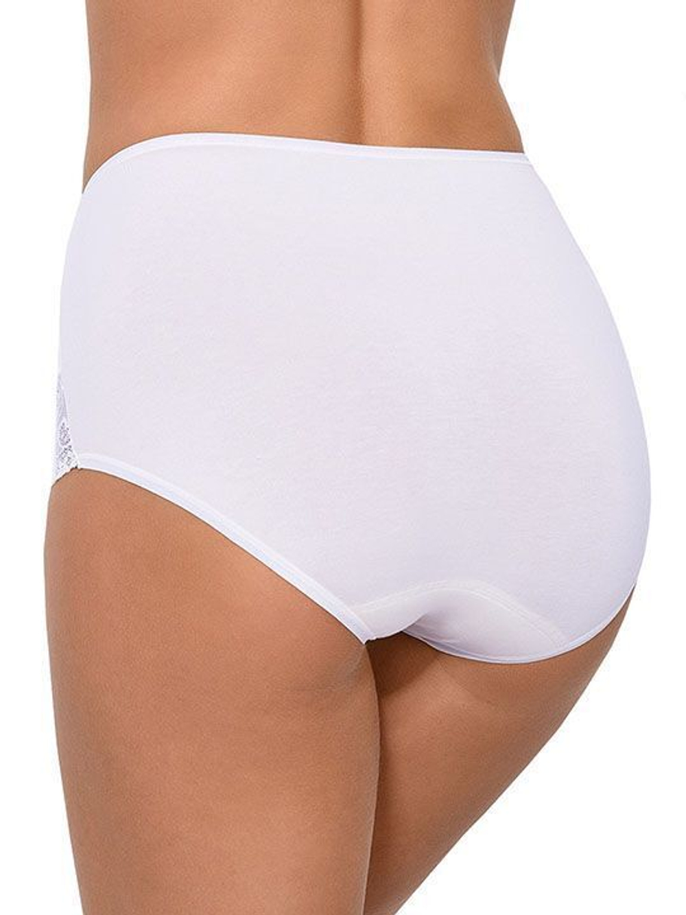 Набор из 2 plus size трусиков-слип Esencial (Размер: XXXL) (Цвет: белый)