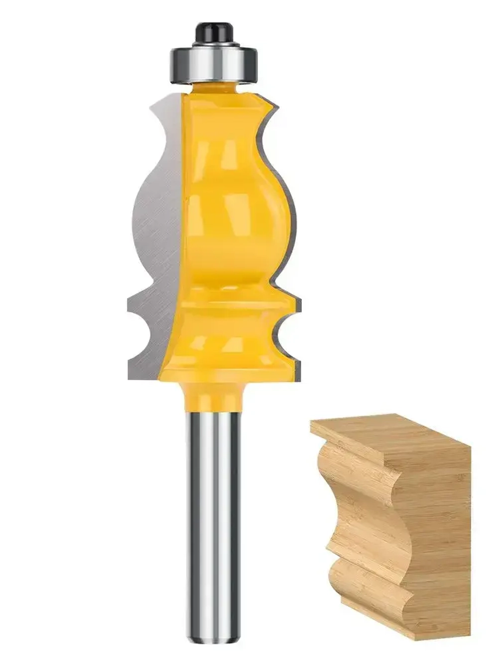 Фреза кромочная фигурная XCAN, с нижним подшипником, размер 8х24х41х90 мм