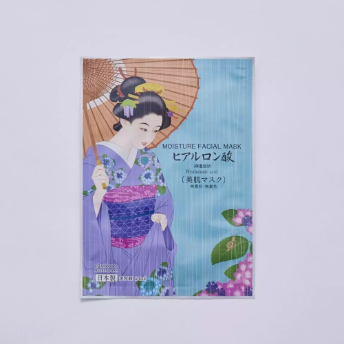 Aishodo  Увлажняющая маска для лица на основе гиалуроновой кислоты Айшодо Майко- Maiko Moisture Facial Mask Hyaluronic Acid, 10 шт.