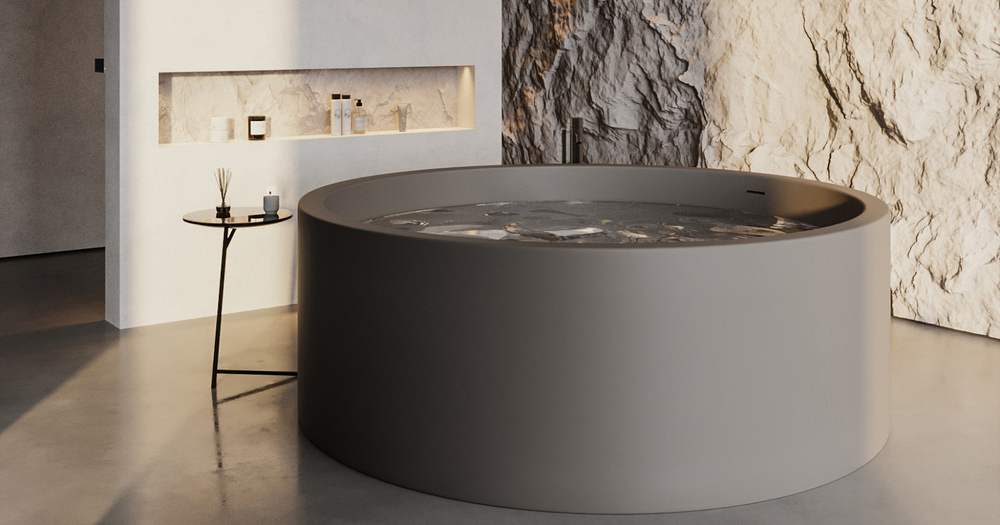 Ванна ISOLA 200x200 глянцевая покраска по RAL полностью