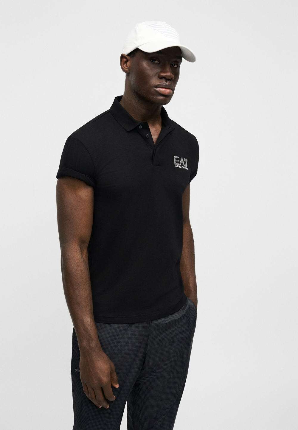 EA7 Emporio Armani Футболка-поло - Чёрный