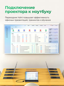 Переходник HDMI на VGA VegGieg | Full HD 1080p 60 Гц | Чипсет AG6202 | Без драйверов